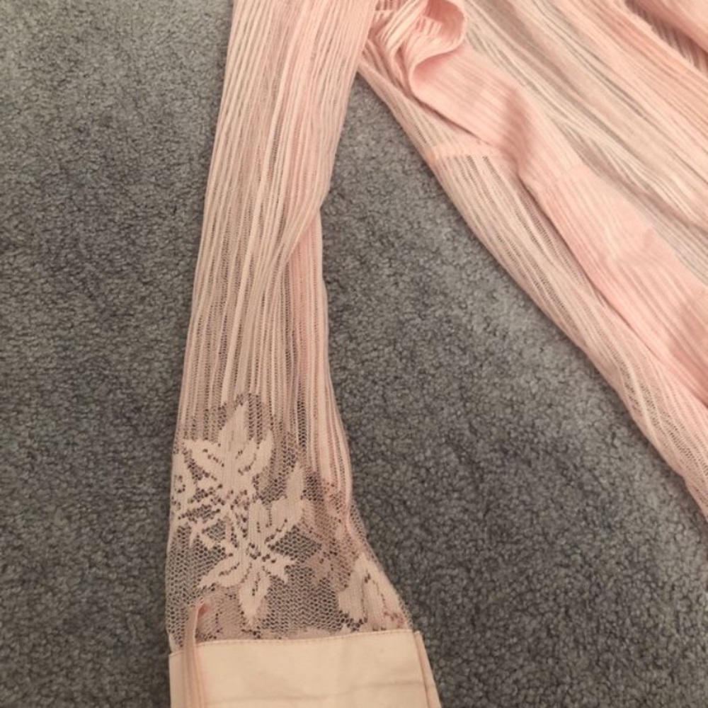 Pink cardigan